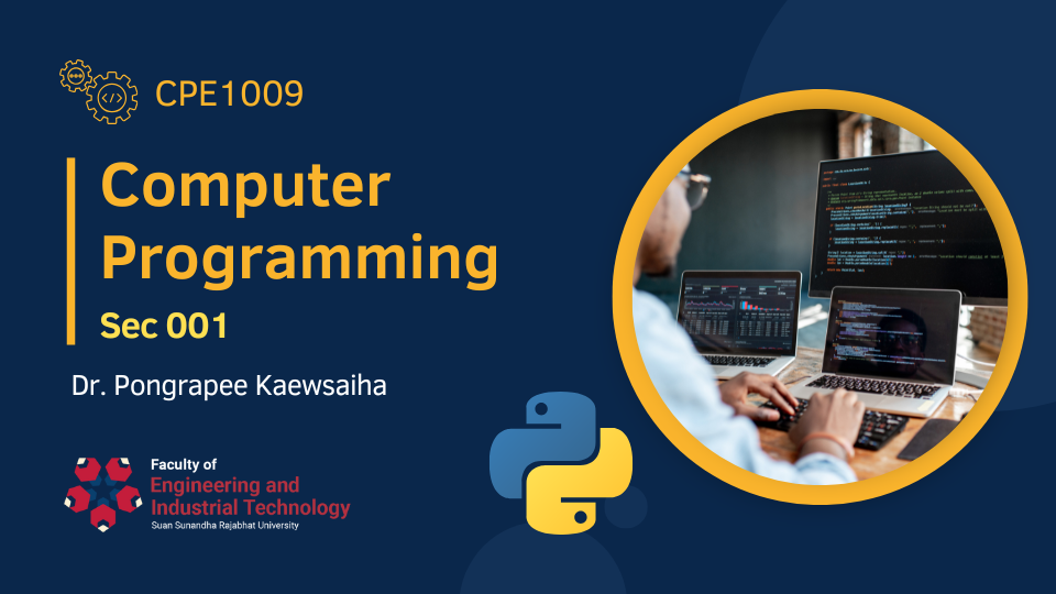 Computer Programming 001 (CE) - ระบบการเรียนการสอนแบบผสมผสาน (Digital ...